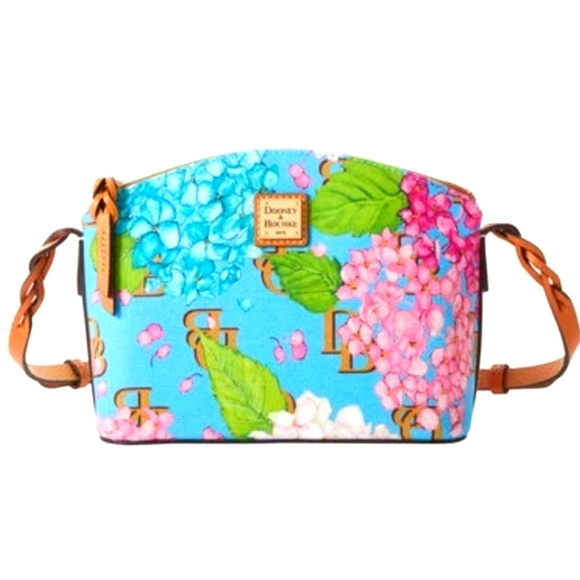 Dooney & Bourke Handbags - 🌸 🔹️NEW Dooney & Bourke Hydrangea Monogram  Crossbody Shoulder bag ✨️💕